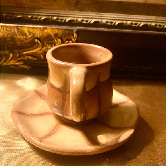 Vintage Frankoma 293 Tea Cup & Saucer - Picture 4 of 7